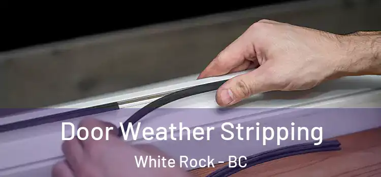Door Weather Stripping White Rock - BC