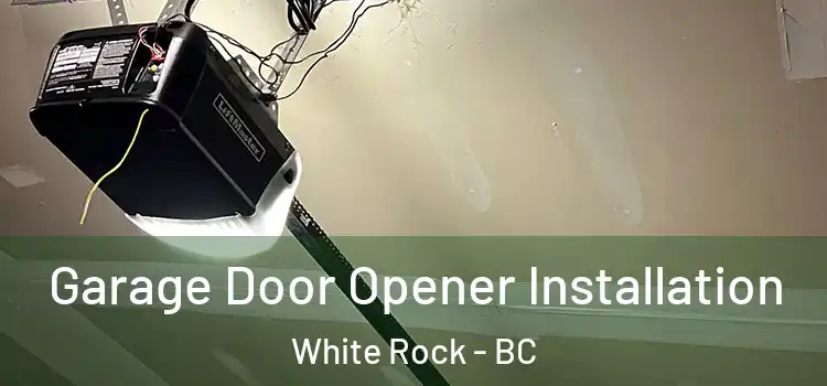  Garage Door Opener Installation White Rock - BC