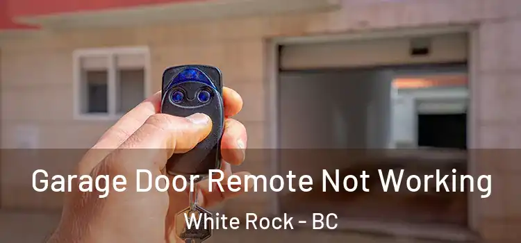  Garage Door Remote Not Working White Rock - BC