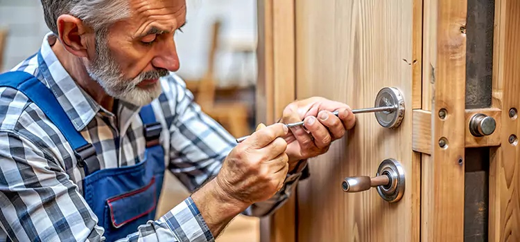 Mortise Replacement Lock White Rock