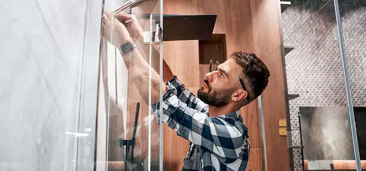 Replace Shower Doors with Frameless White Rock